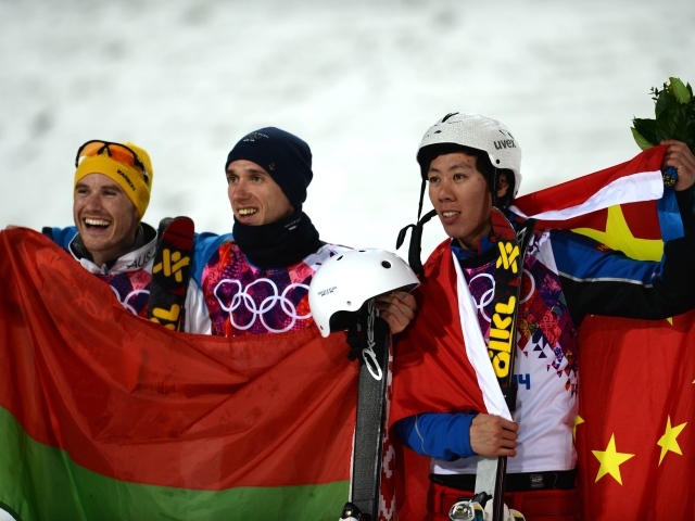 Антон Кушнир из Белоруссии золотая медаль в Сочи 2014 год