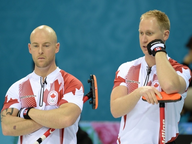 На олимпиаде в Сочи обладатели золотой медали в дисциплине керлинг мужская сборная Канады 
