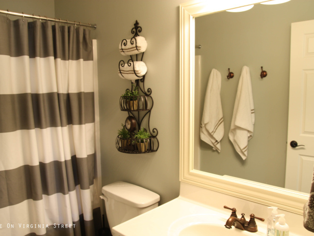 Ванная за занавеской