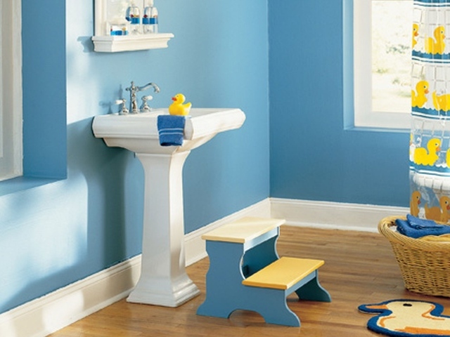Оформление ванной для детей