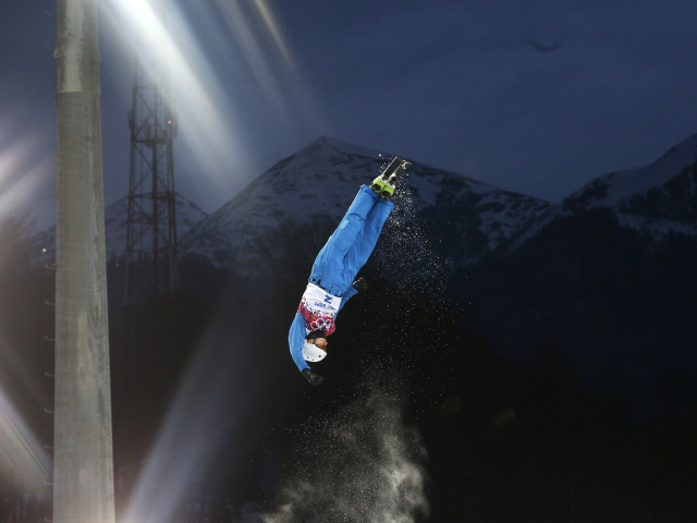 Белорусский фристайлист  Антон Кушнир в Сочи