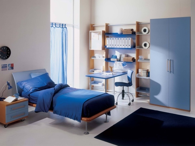 Синие тона в детской