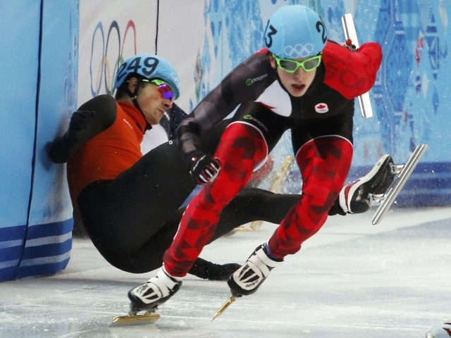 Обладатель бронзовой медали в дисциплине шорт-трек Чарли Корнайер из Канады