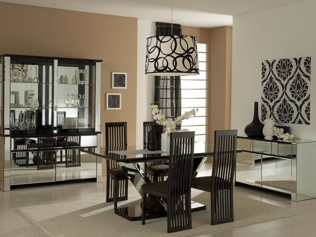 Коричневый цвет столовой