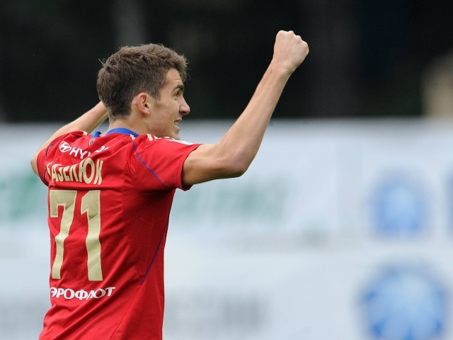 Нападающий ЦСКА Константин Базелюк