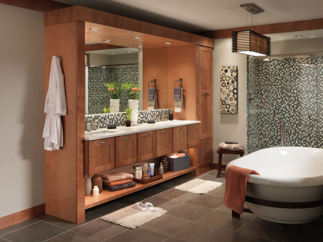 Шкафы с зеркалом для ванной