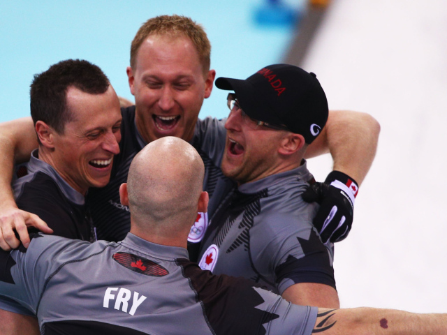Керлинг мужская сборная Канады золотая медаль в Сочи  2014 год