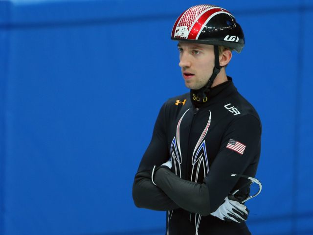 Крис Кревелинг американский шорт-трекист обладатель серебряной медали в Сочи