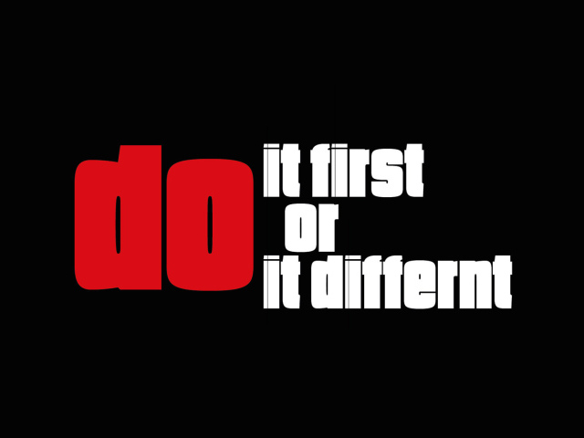 Сделай это первым