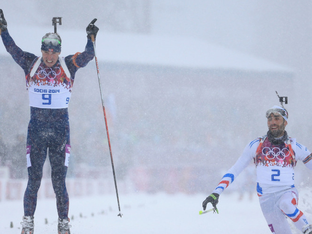 Эмиль Хегле Свендсен из Норвегии золотая медаль в Сочи 2014 год