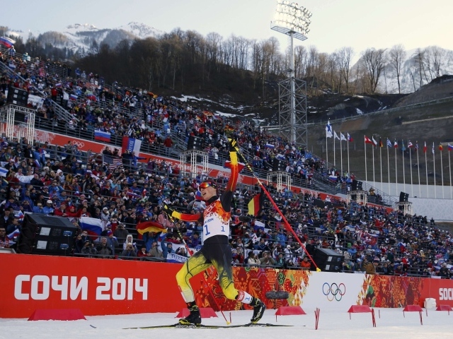 Эрик Френцель немецкий лыжник золотая медаль на олимпиаде в Сочи 2014 год
