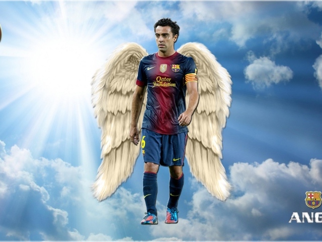 Футболист с крыльями