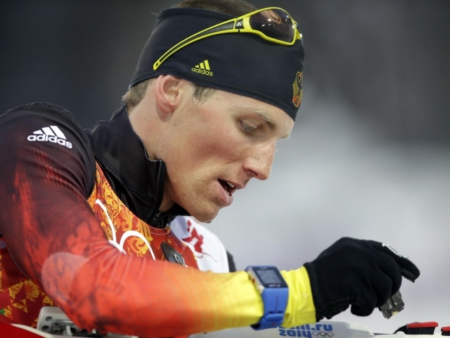 Арнд Пайффер немецкий биатлонист обладатель серебряной медали