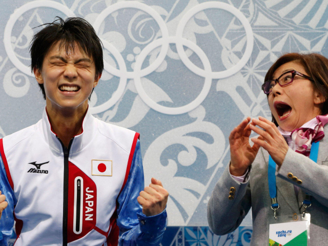 Японский фигурист Юдзуру Ханю обладатель золотой медали