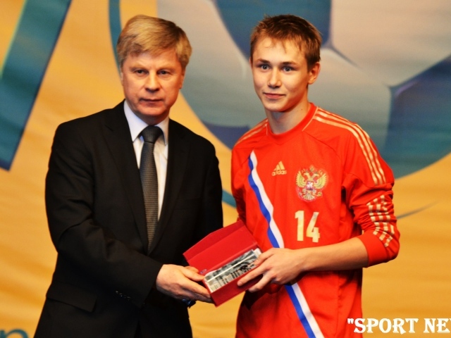 Юный футболист сборной России Дмитрий Ефремов