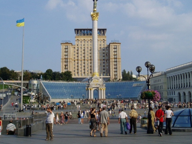 Киев в будние дни