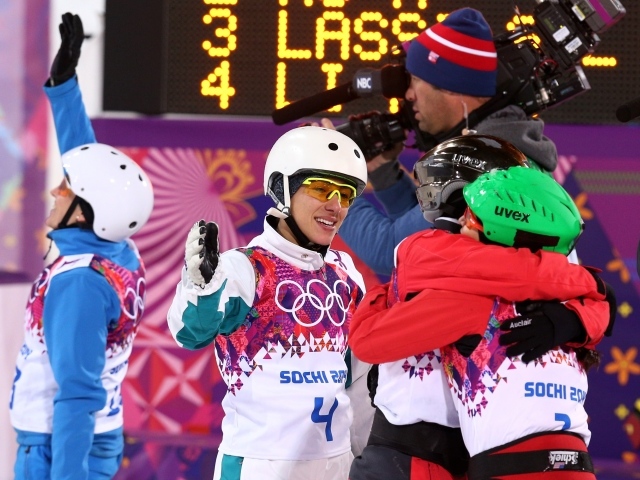 Австралийская фристайлистка Лидия Лассила на олимпиаде в Сочи