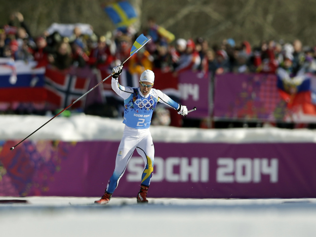 Маркус Хельнер шведский лыжный гонщик обладатель золотой и серебряной медали в Сочи