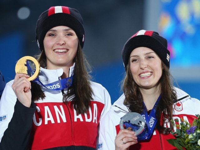 Мариэль Томпсон из Канады золотая медаль на олимпиаде в Сочи 2014 год
