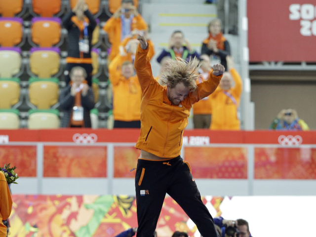 Михел Мюлдер из Нидерландов золотая и бронзовая медаль в Сочи 2014 год