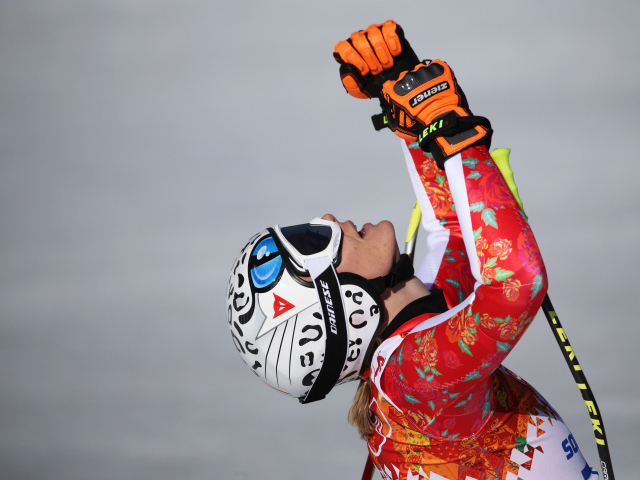 Николь Хосп австрийская лыжница серебряная и бронзовая медаль на олимпиаде в Сочи 2014 год