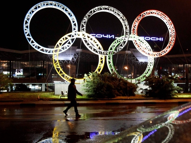 Олимпийские кольца в Сочи 2014