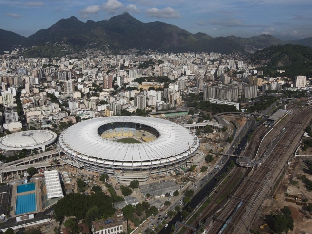 Панорама стадиона Чемпионата Мира по футболу в Бразилии 2014