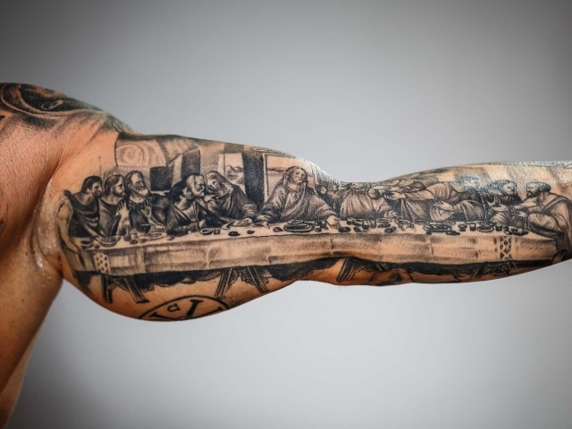 Картина тату на руке
