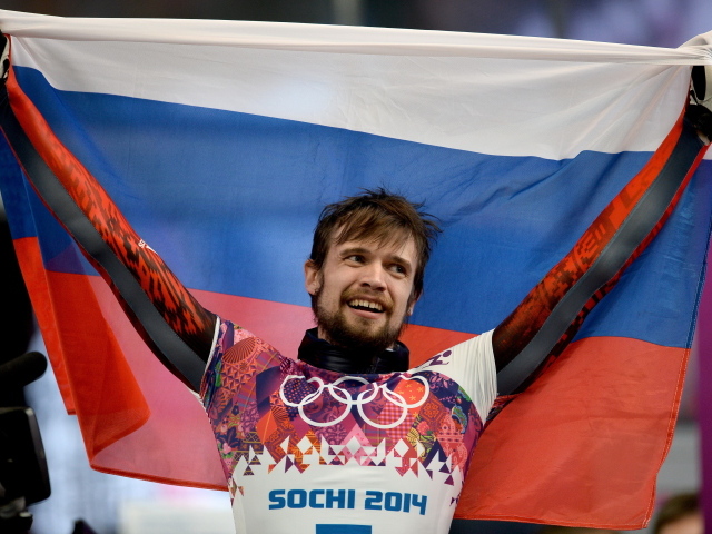 Александр Третьяков российский скелетонист обладатель золотой медали в Сочи