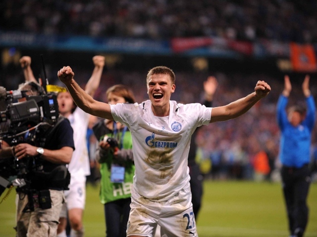 Российский футболист Игорь Денисов