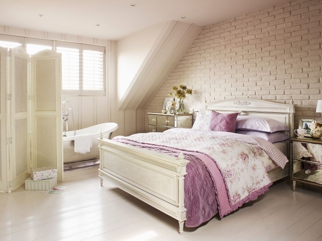 Ширма в спальне