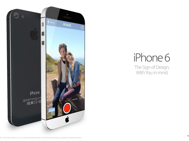 Экраны телефона Apple iPhone 6 концепт