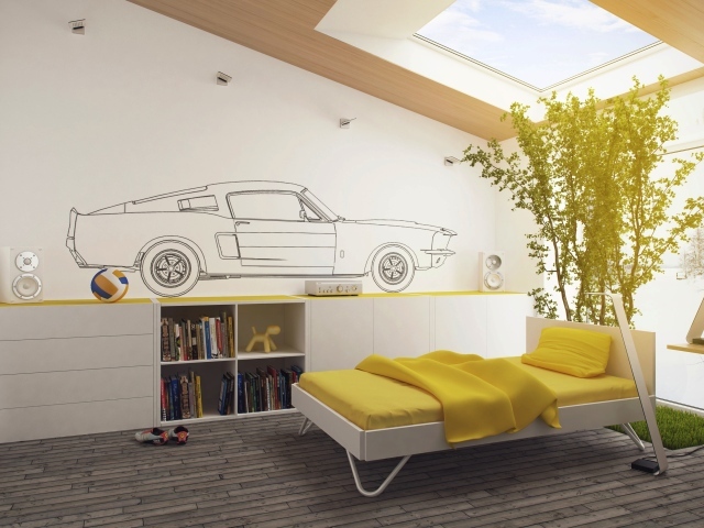 Окно в потолке детской