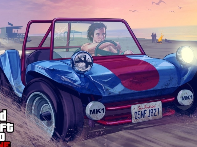 Скоростная погоня Grand Theft Auto V