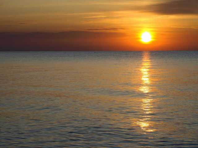 Закат над Черным морем Одесса