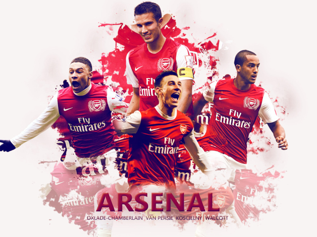 Возлюбленная футбольная команда Англии Арсенал