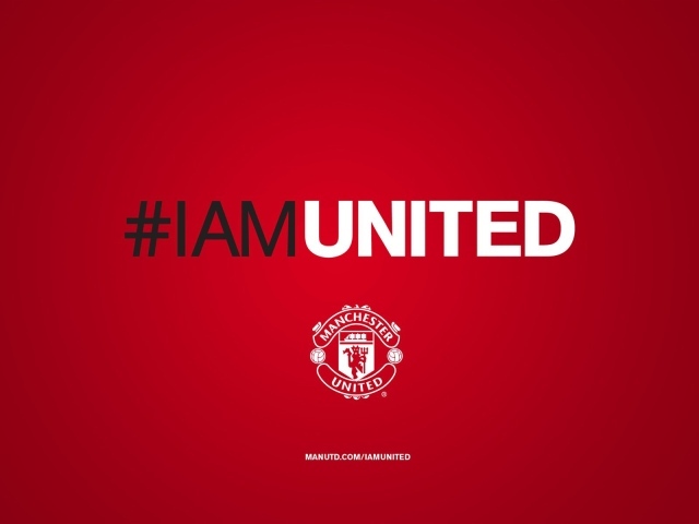 Знаменитая Футбольная команда Англии Манчестер Юнайтед