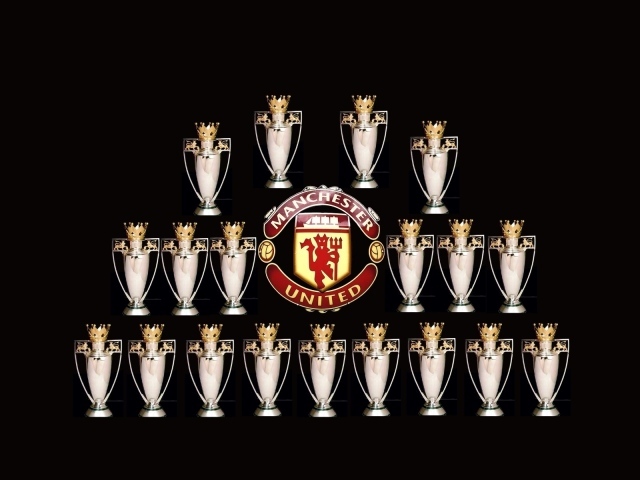 Популярная футбольная команда Англии Манчестер Юнайтед