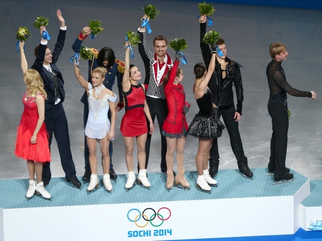 Победители соревнований по фигурному катанию на Олимпиаде в Сочи