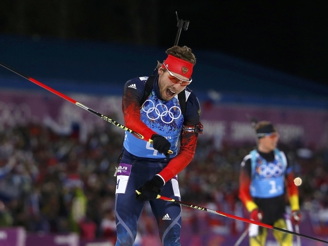 Обладатель серебряной медали в дисциплине биатлон Симон Шемпп из Германии