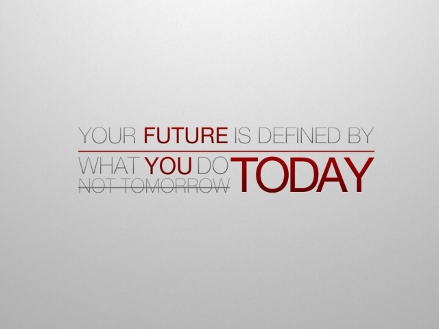 Твое будущее создается сегодня