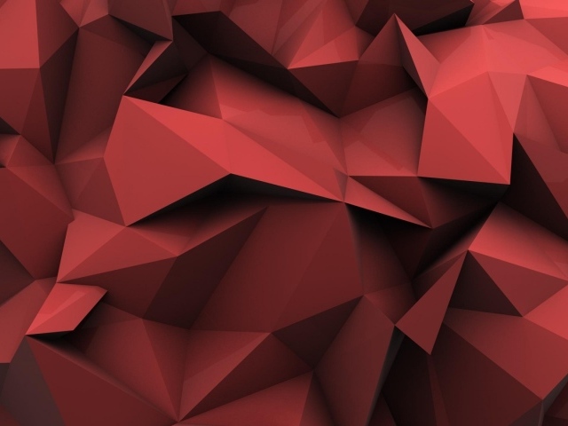 3Д структура красного цвета, абстракция