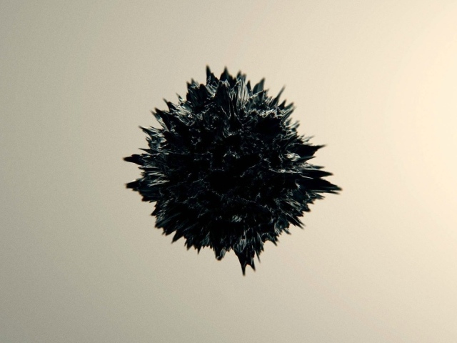 Черный абстрактный сгусток