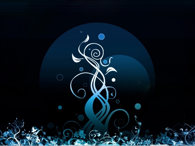 Изящный белый орнамент