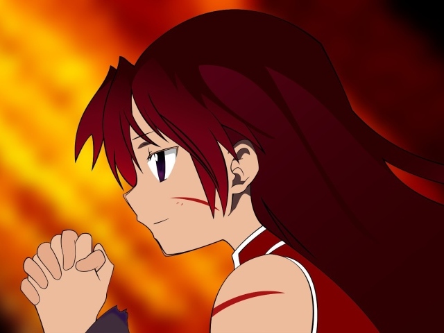 Аниме девушка Mahou Shoujo Madoka Magica