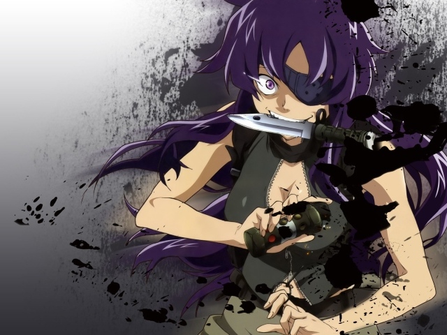 Девушка аниме мираи Никки