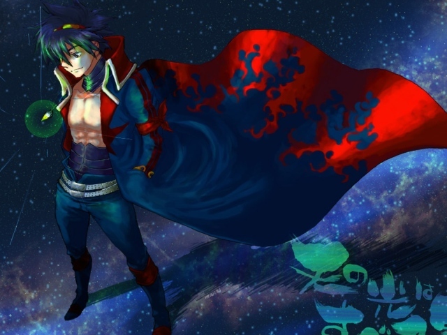 Герой аниме в плаще, Гуррен-Лаганн