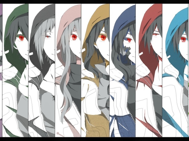 Девушки из аниме Kagerou Project