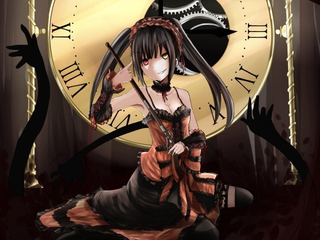 Девушка с оружием, аниме Date A Live