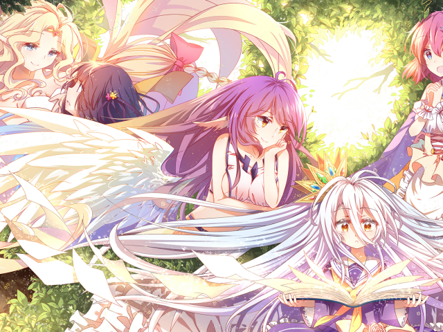 Девушки ангелы из мира аниме